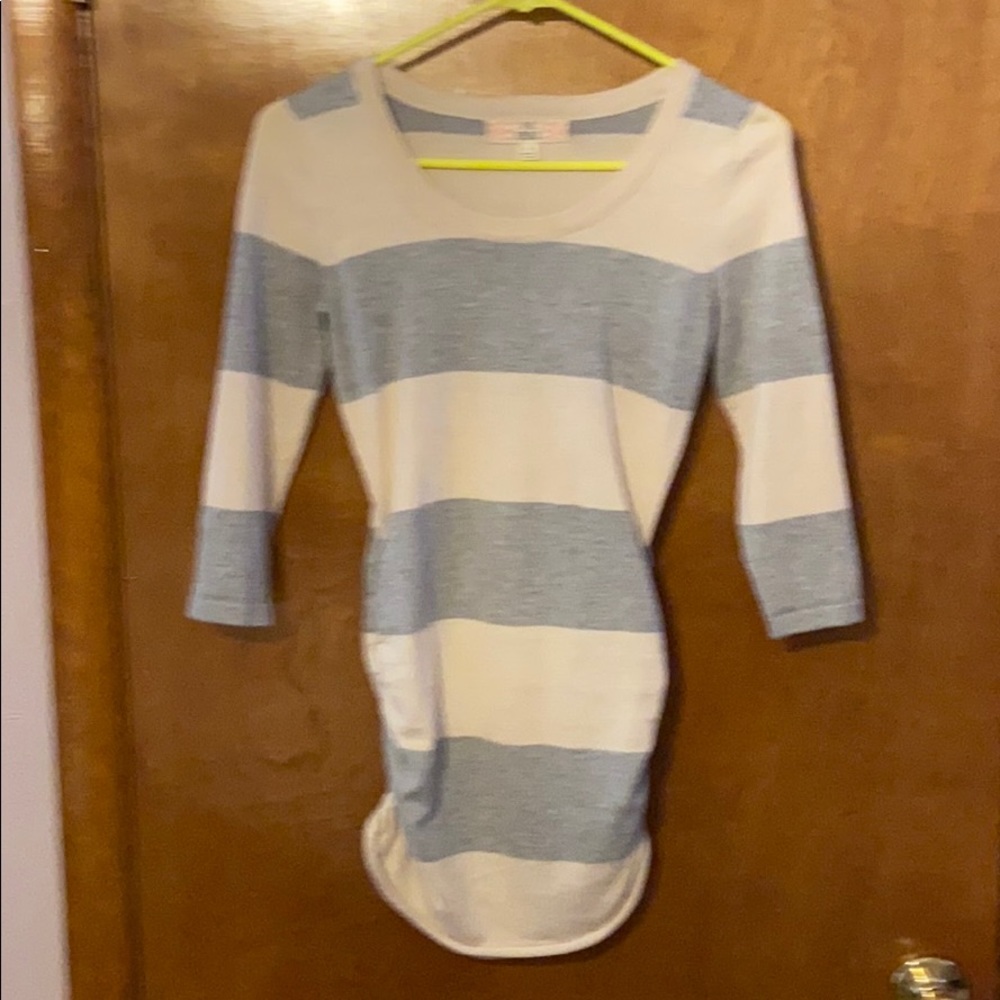 3/4 sleeve long sweater
